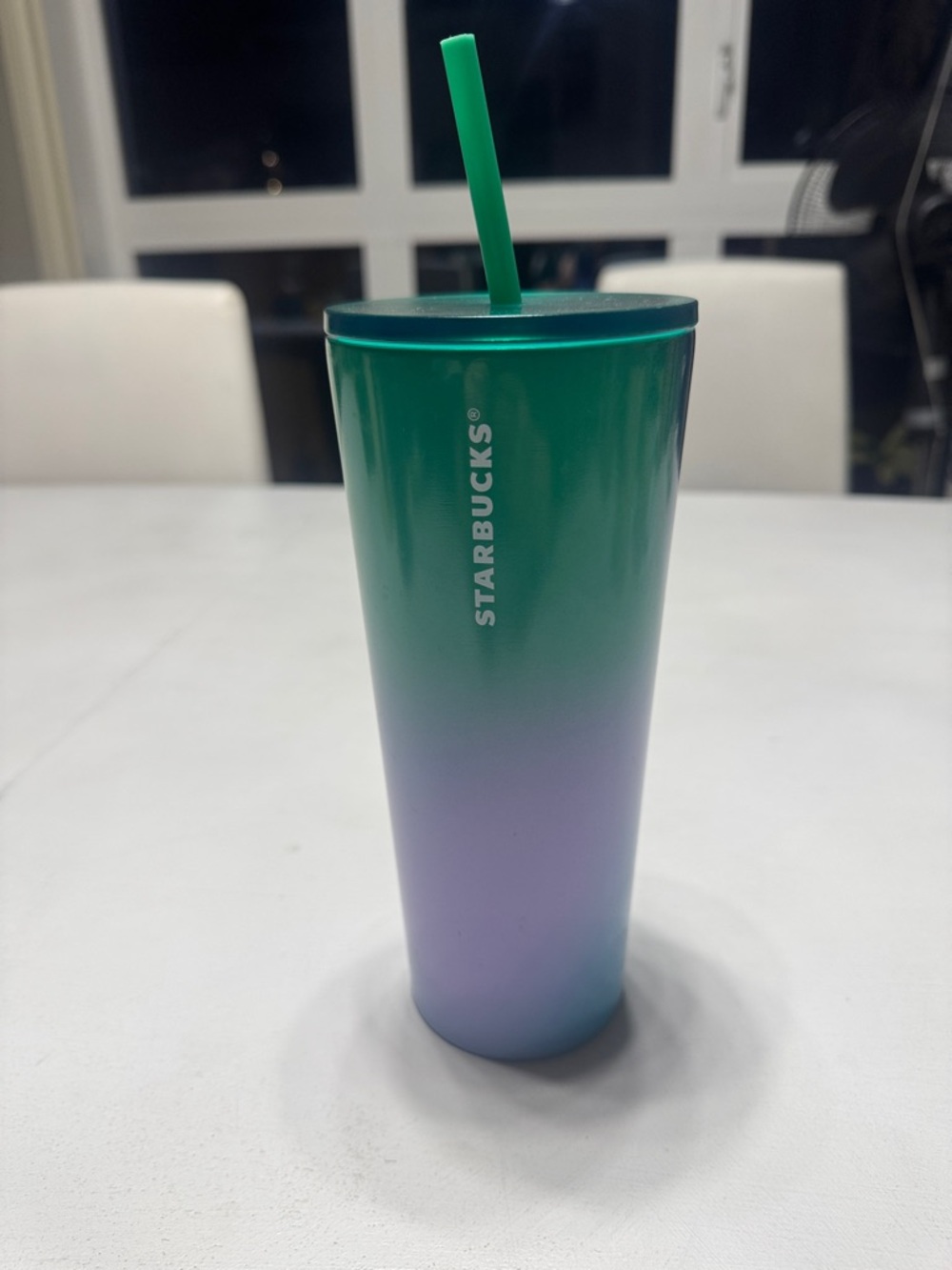 Starbucks Iridescent Siren Mermaid Tail Cold Cup Tumbler 24oz 2019